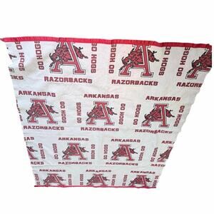 Vintage 1980s Arkansas Razorbacks blanket 70x90 inches twin XL WPS hogs football